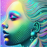 Mermaid Alien Science fiction T-Shirt<br><div class="desc">Mermaid Science fiction T-Shirt Alien Space Futuristic Beautiful color Realistic Art</div>