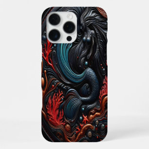 Mermaid Amidst Vibrant Corals and Ocean Textures iPhone 16 Pro Max Case