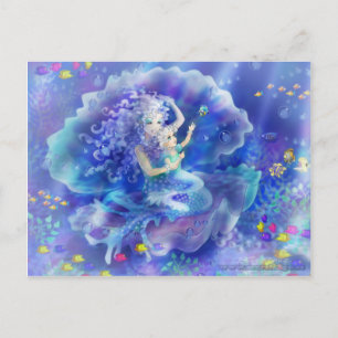 Mermaid and Child Postcard