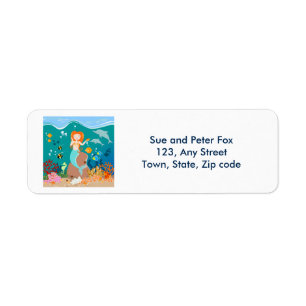 Mermaid and dolphins birthday party