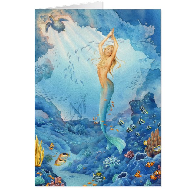 Mermaid and Dolphins by Scot Howden (Front)