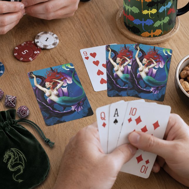 Mermaid and Dragon Friend Playing Cards (Creator Uploaded)