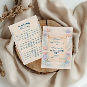 Mermaid and Matrimony Beach Party Invitation