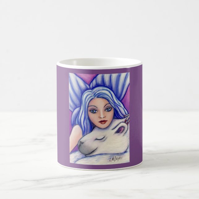 Mermaid and Polar Bear Mug (Center)