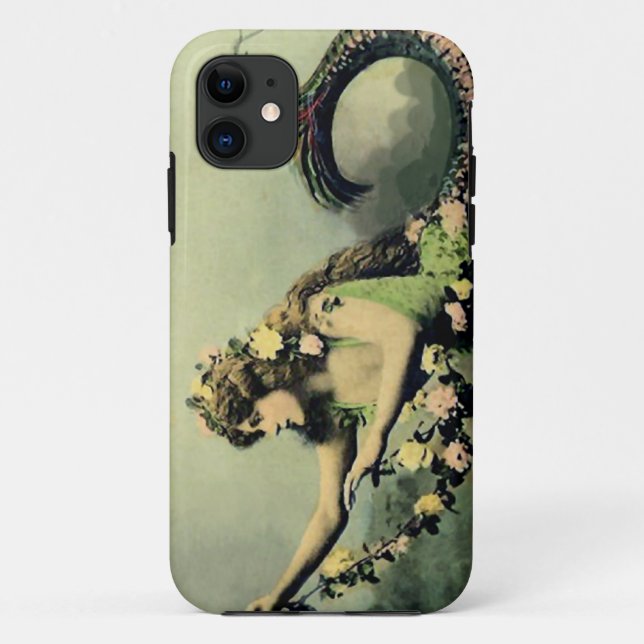Mermaid and Roses Case-Mate iPhone Case (Back)