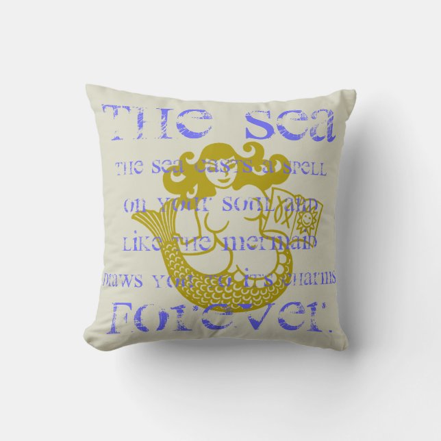 Mermaid and the Sea Cushion (Front)