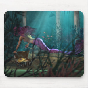 Mermaid and Treasure - MOUSEPAD