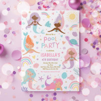 Mermaid And Unicorn Magical Pool Birthday Party 
