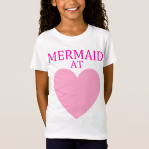 Mermaid at Heart Girls' T-Shirt