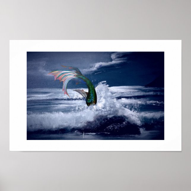 Mermaid at Night Poster (Front)