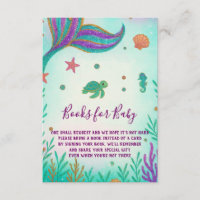 Mermaid Baby Shower Books for baby