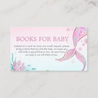Mermaid Baby Shower Books for Baby