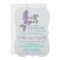 Mermaid Baby Shower Invitation Lavender and Teal