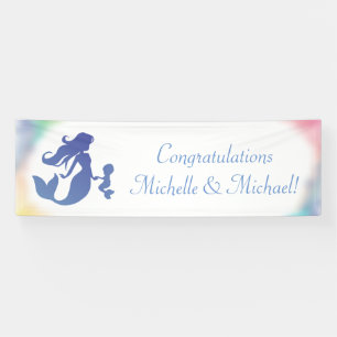 Mermaid Baby Shower Under the Sea Banner