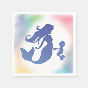 Mermaid Baby Shower Under the Sea Napkin