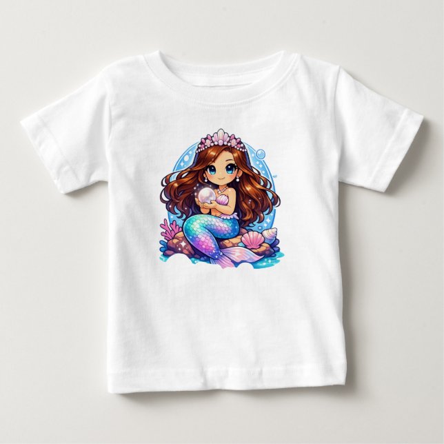 mermaid  baby T-Shirt (Front)
