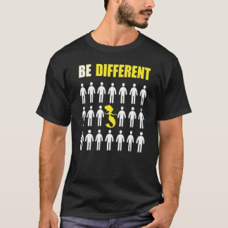 Mermaid Be Different Inspiration T-Shirt