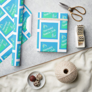 Mermaid Beach Club Wrapping Paper