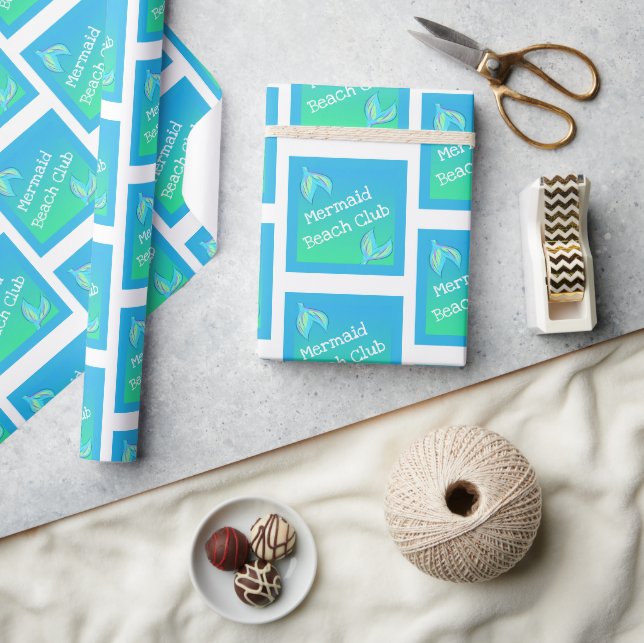Mermaid Beach Club Wrapping Paper (Crafts)