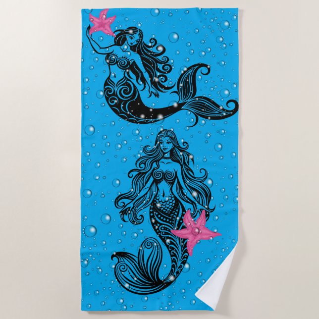 Mermaid Beach Towel (Front)
