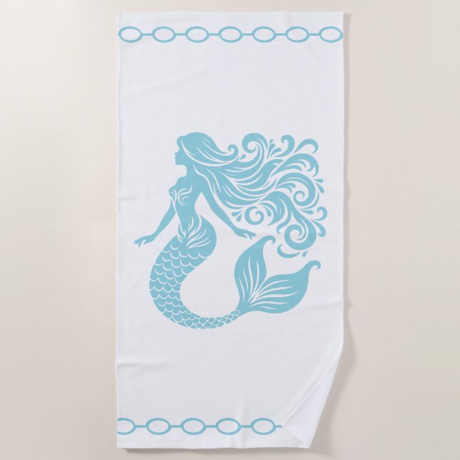 Mermaid Beach Towel (Front)