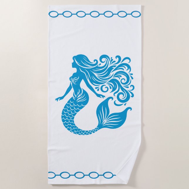Mermaid Beach Towel (Front)
