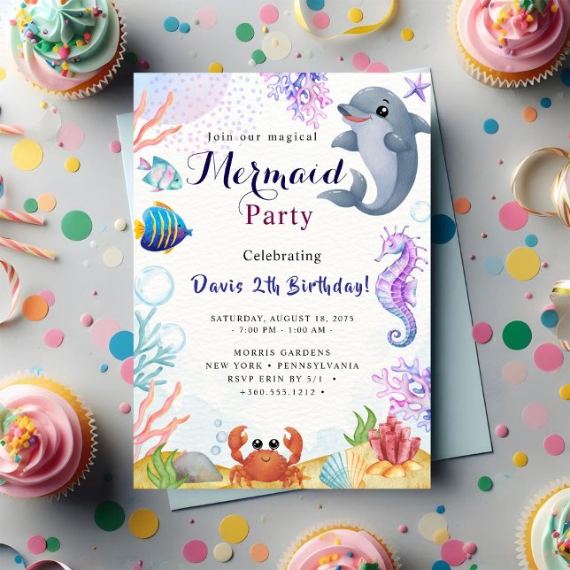 Mermaid Birthday Bash Invitation (Creator Uploaded)