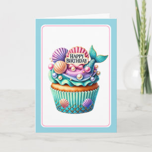 Mermaid Birthday Card