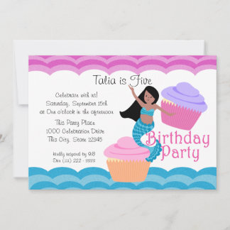 Mermaid Birthday Invitation