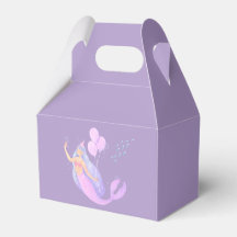 Mermaid Birthday Party Favour Boxes | Under the Se