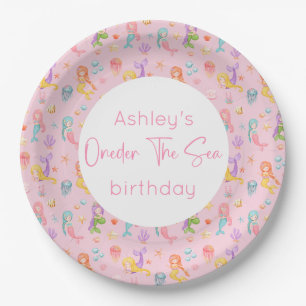 Mermaid Birthday Party Paper Plate