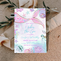 Mermaid Birthday Under the Sea Baby Girl Birthday