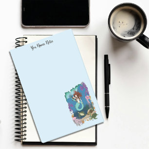Mermaid Blue Fantasy Friends  Post-it Notes