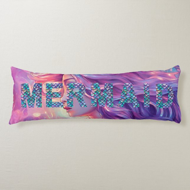 Mermaid Body Pillow (Front)