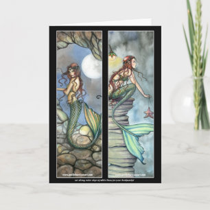 Mermaid Bookmark Card by Molly Harrison