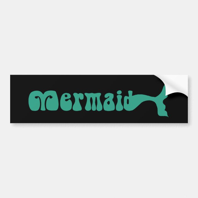 Mermaid Bumper Sticker (Front)