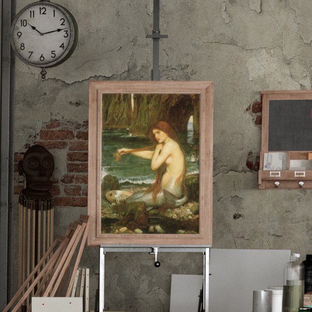 Mermaid by John William Waterhouse Poster (Creator Uploaded)