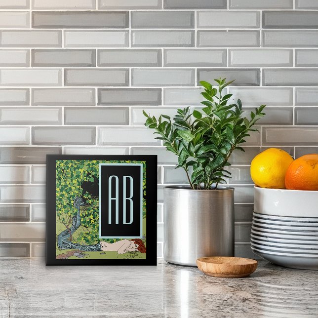 Mermaid by Koloman Moser Tile (Creator Uploaded)