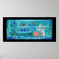 Mermaid Calypso art by Renee Lavoie  