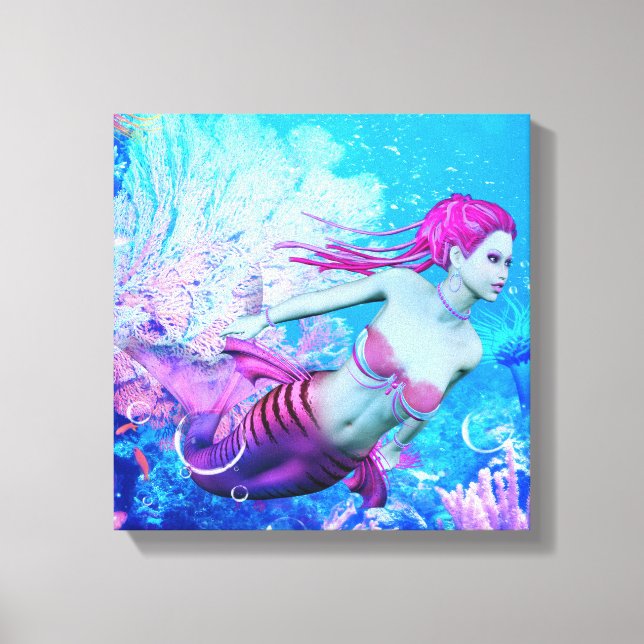 Mermaid Canvas Print (Front)