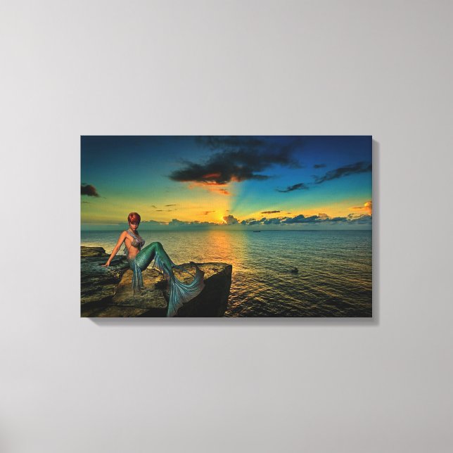 Mermaid Canvas Print (Front)