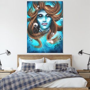 Mermaid canvas print