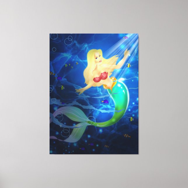 Mermaid Canvas Print (Front)