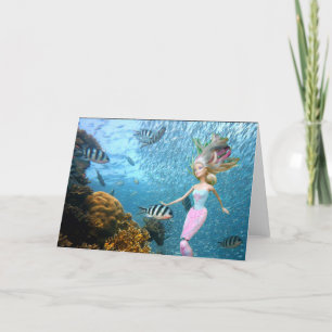 Mermaid card