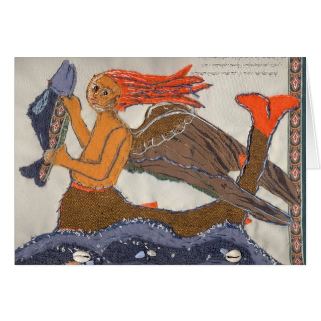 Mermaid card (Front Horizontal)