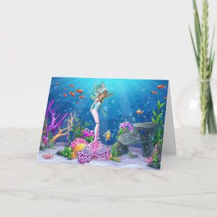 Mermaid card