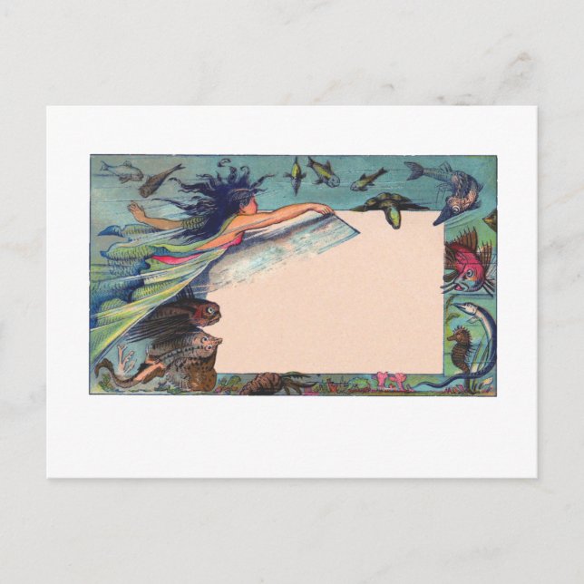 mermaid card (Front)