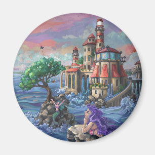 Mermaid Castle Magnet