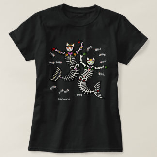 Mermaid Cat Day of the Dead sugar skull T-Shirt