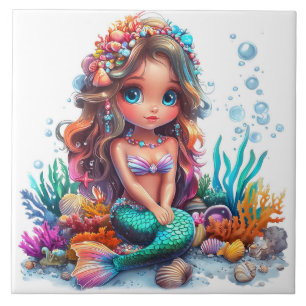 Mermaid Ceramic Tile